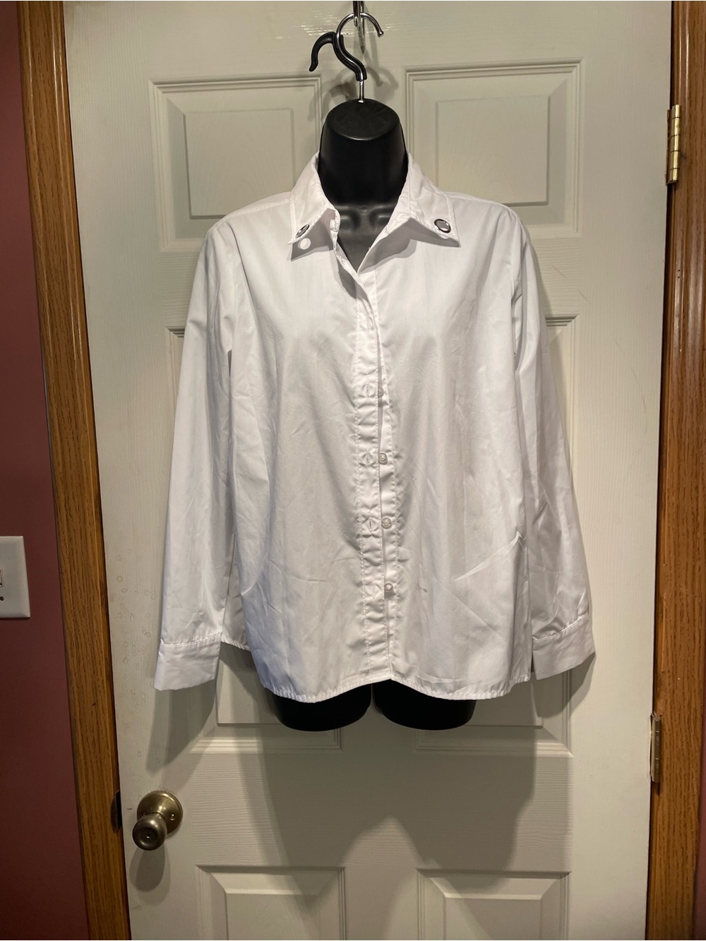 Classic White Button-Up Shirt